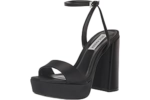 Steve Madden Lessa Black Heels