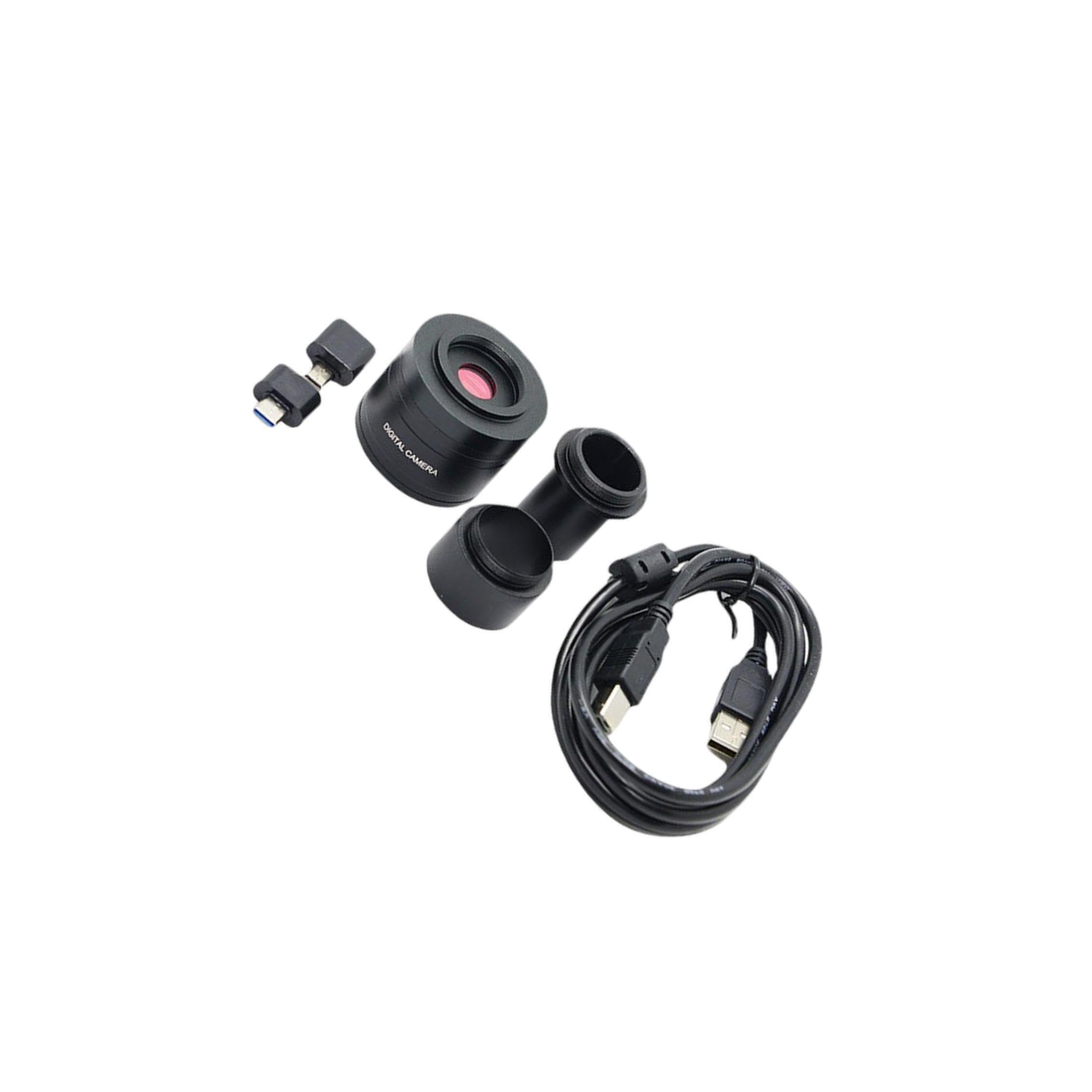 Accesorios de repuesto USB 0 Negro Astrónomos que buscan imágenes de definición en la educación científica la medición Ocular electrónico digital 200MP definición