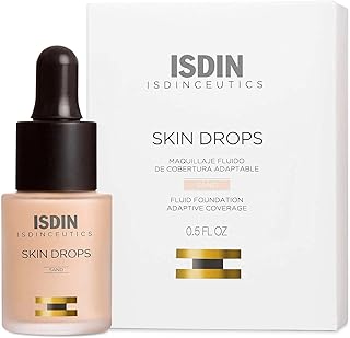 ISDIN Skin Drops, Face and Body Makeup Lightweight and High Coverage Foundation