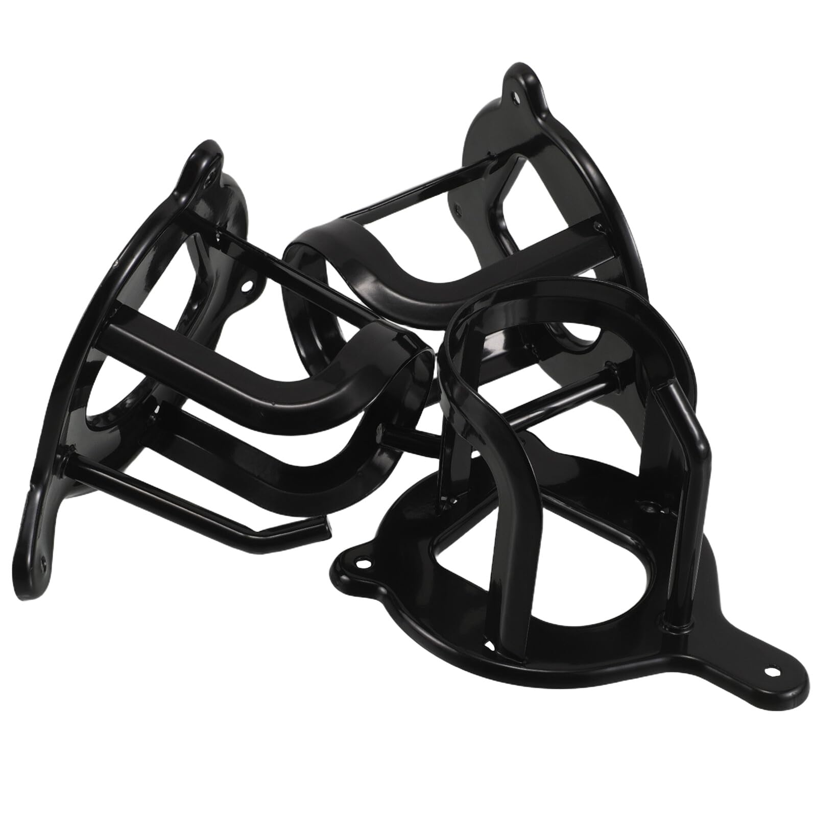TOYANDONA Set 3 Ganci da Parete per Stalla in Metallo Resistente alle Intemperie Supporto per Briglie e Cavezze con Rivestimento Protettivo Organizer per Accessori Equini e Attrezzature