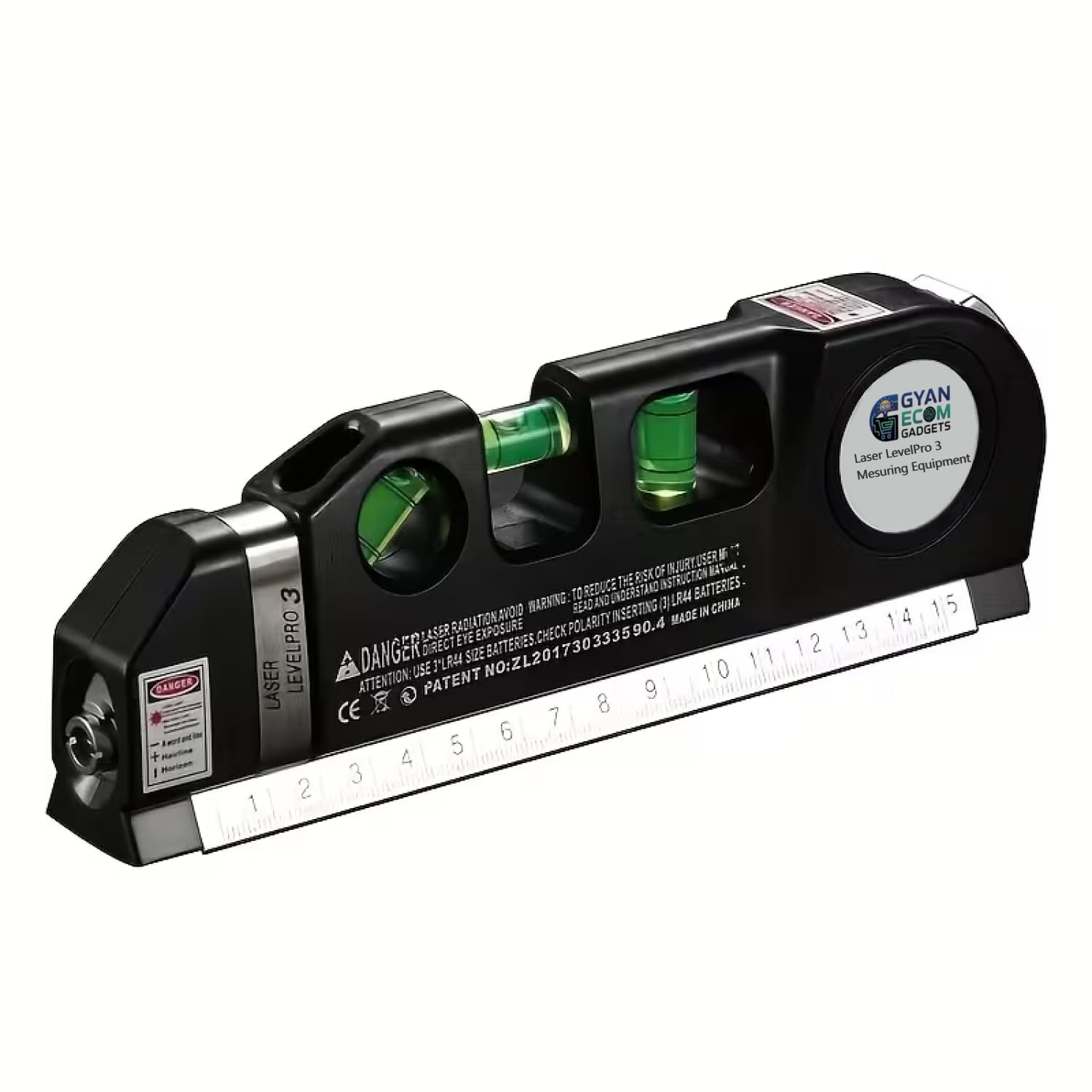 Laser Level Tool with Built-in Spirit Level & Measuring Scale | Horizontal, Vertical & Cross Line Alignment Tool with Magnetic Base for Wall Hanging, Tiles, Carpentry & DIY Projects-image-49