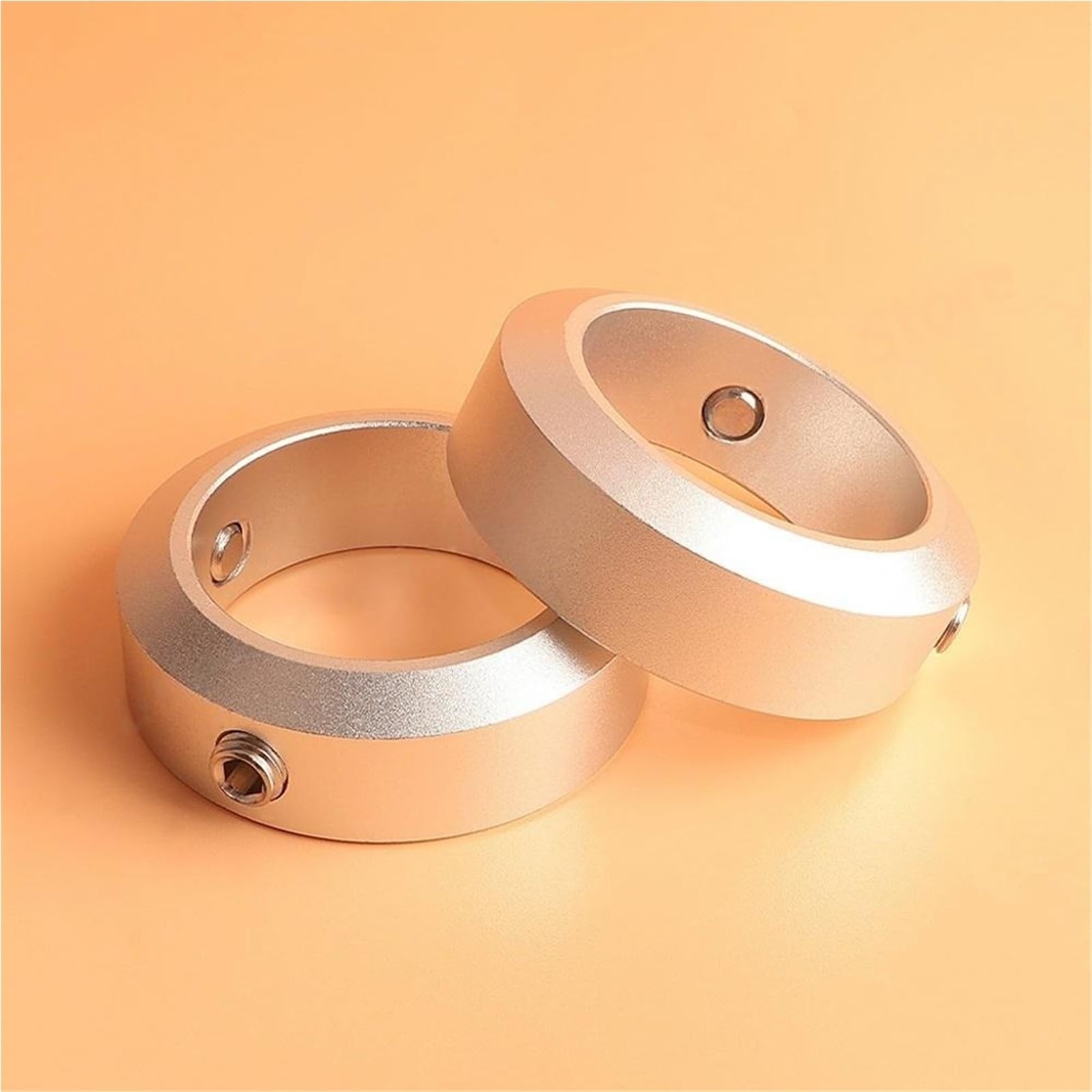 Collier d'arbre Lot de 10 bagues d'arrêt fixes en alliage d'aluminium, retenue ID 6/12/18/25-50 mm, manchon d'arbre à vis(35x50x15mm)