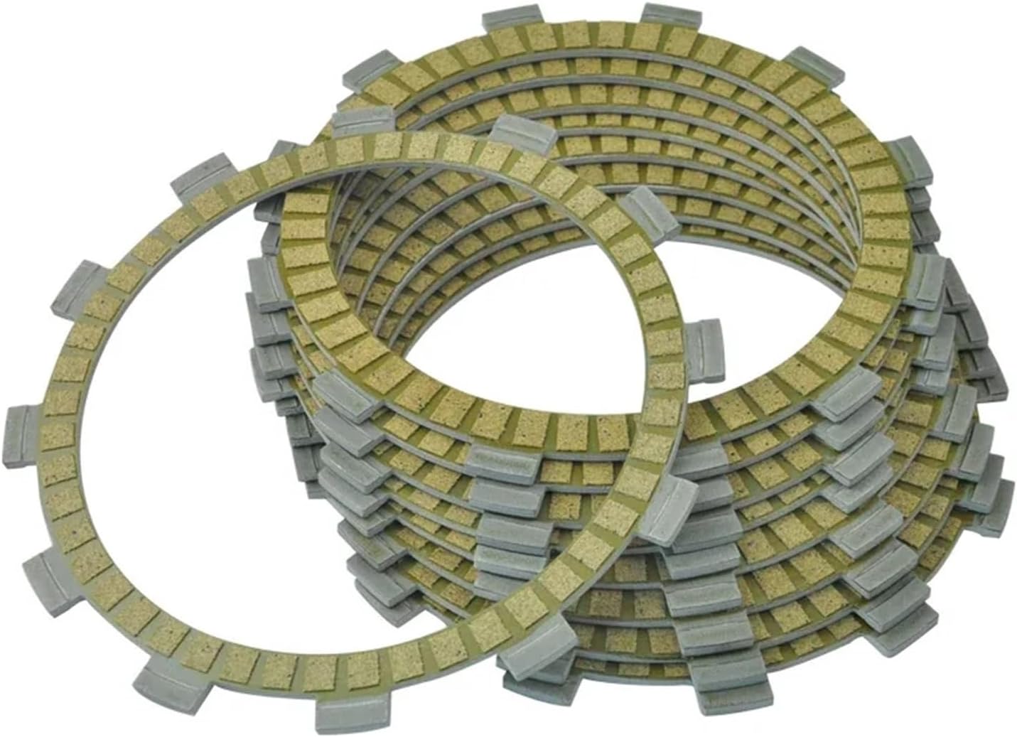 9PC Motorcycle Friction Clutch Plates Fit for Yamahaa FZR750R 1987-1988 FZR1000 1987-1989