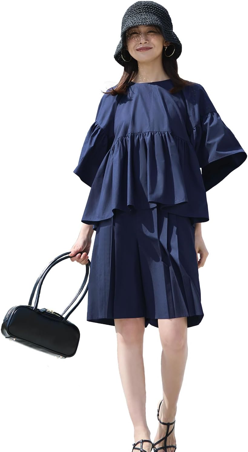 ルイ ルエ ブティック] サマー パンツセットアップ 最新 セットアップ