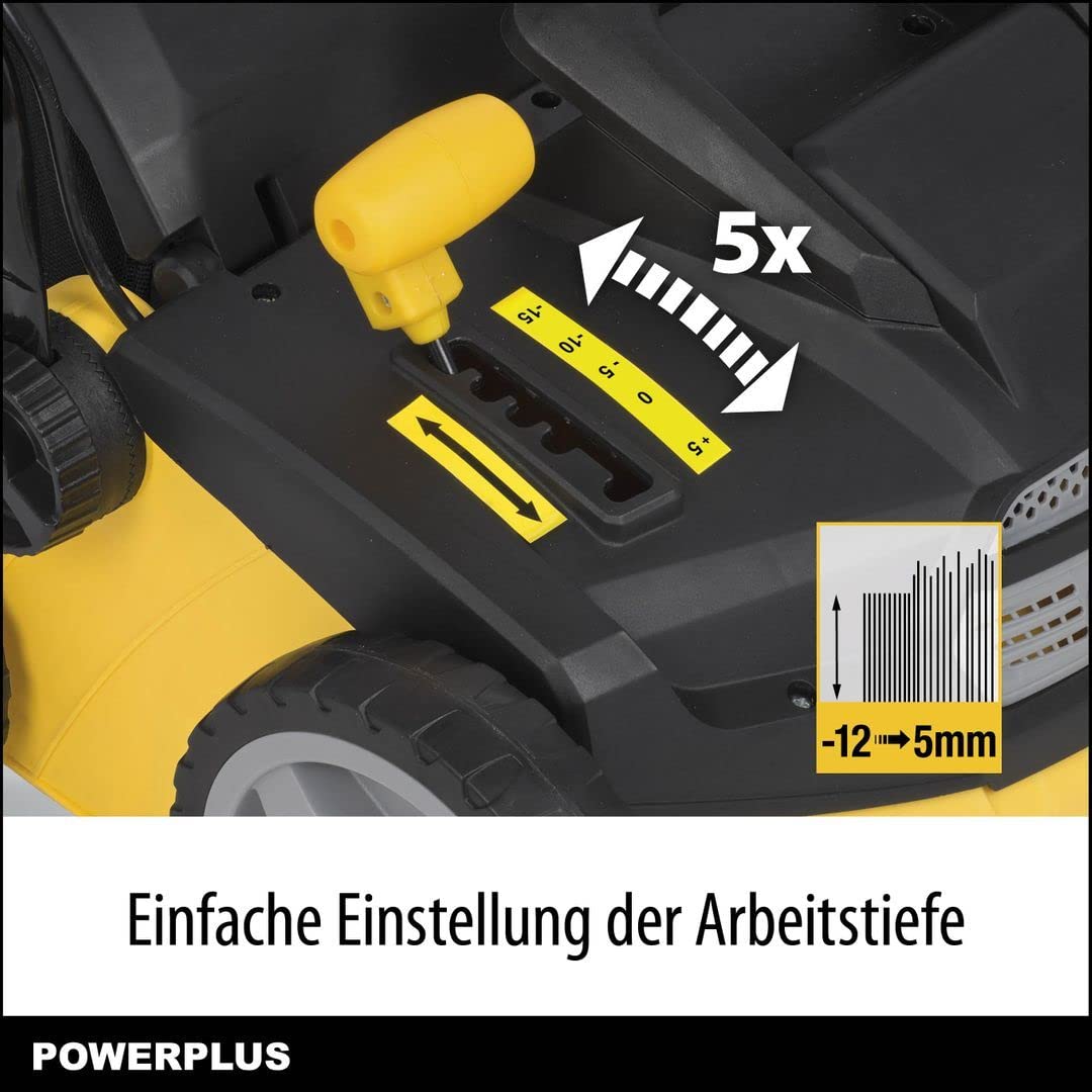 POWERPLUS POWXG7516 - Escarificador 1800w con tracción.