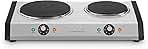 Cuisinart CB-60P1 Countertop Double Burner, Stainless Steel/Black