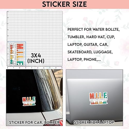 Miniatura 4 de TODOLIA M.I.L.F Man I Love Forklifts Sticker Funny Forklift Driver Sticker Lunch Box Hardhat Toolbox Gift Decor Helmet Bumper (3 unidades-3 pulgadas)