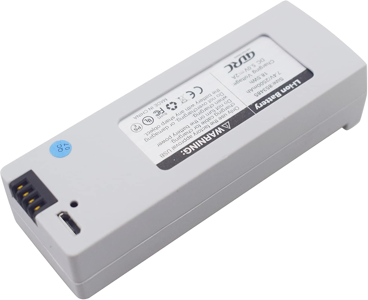 sea jump 2PCS 7.4V 2500mAh Lithium Battery for 4DF8 4D-F8 Aerial Photography Quadcopter Folding RC Drone Backup Battery