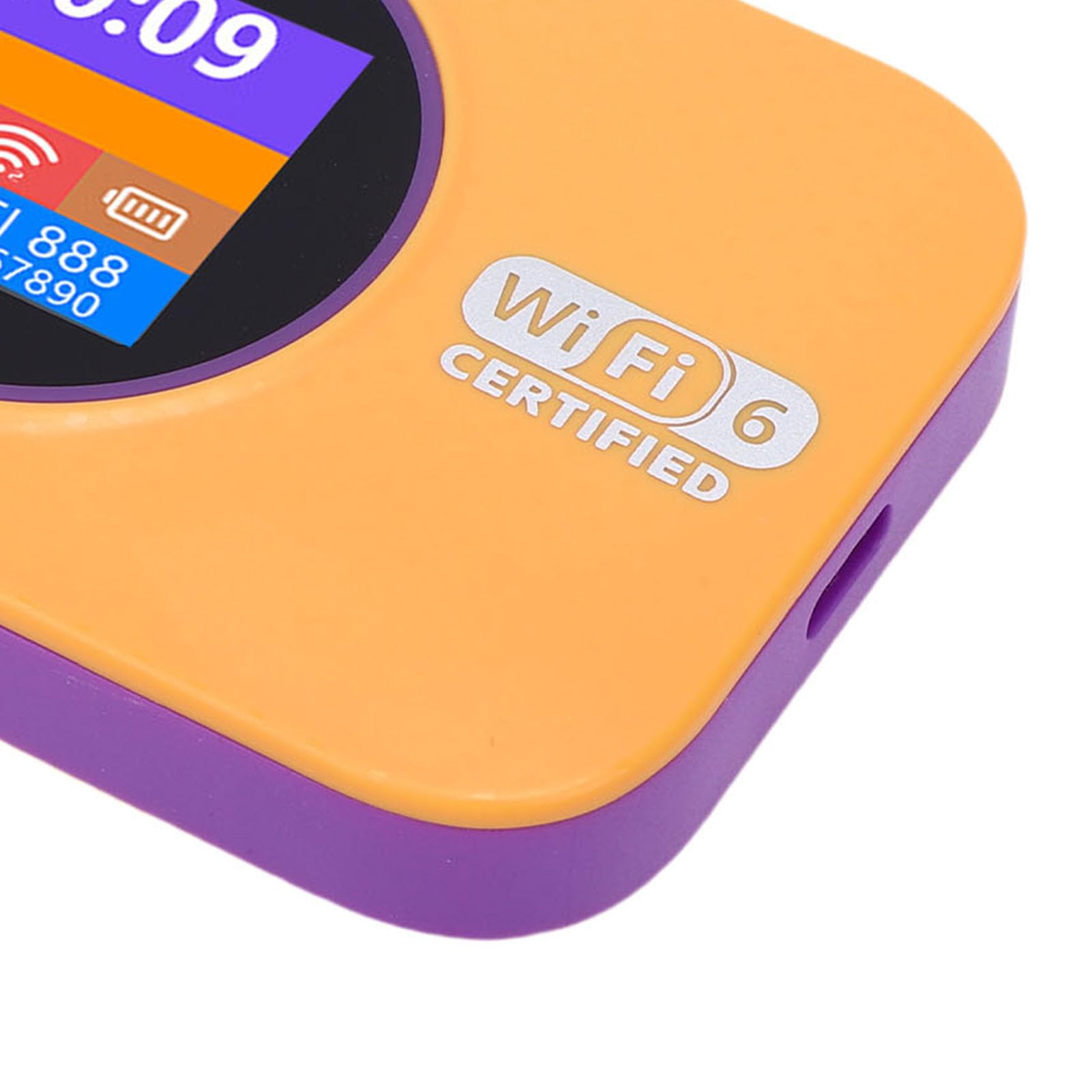 SIXRUN Router WiFi Mobile 4G LTE, WiFi 6 300Mbps (ORANGE)