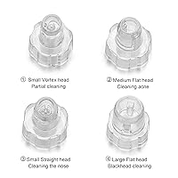 Vista 6 de Cuidado facial Herramienta de limpieza facial Set de belleza de la piel Hydro Dermobrasion Peeling de agua 8pcs Elitzia ETAF133T (blanco)