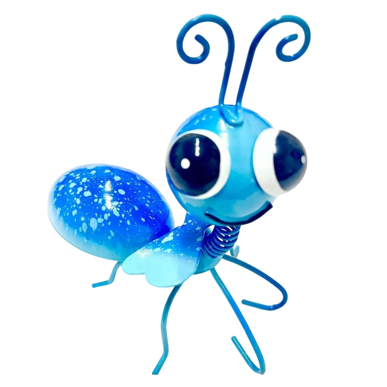 Virelynx Metal Bee Garden Statue – Small Cute Bumble Bee Sculpture, Outside Fence Lawn Yard Art for Garden Backyard Table Wall