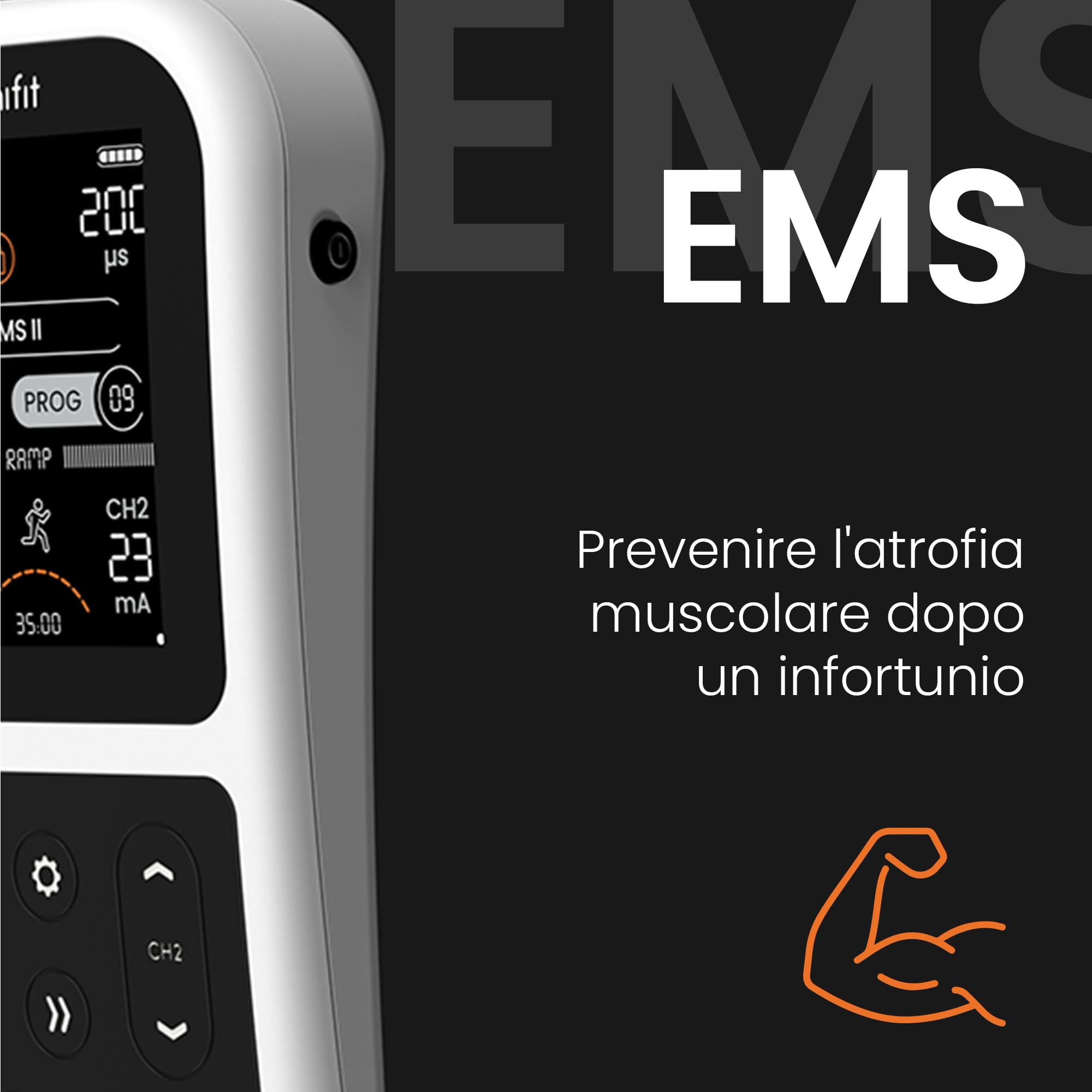 TensCare Unifit Bundle – Elettrostimolatore TENS, EMS e Massaggio Muscolare Ricaricabile + Elettrodi TENS SF150 per Ginocchia, Spalle, Gomiti e Articolazioni Autoadesivi Riutilizzabili