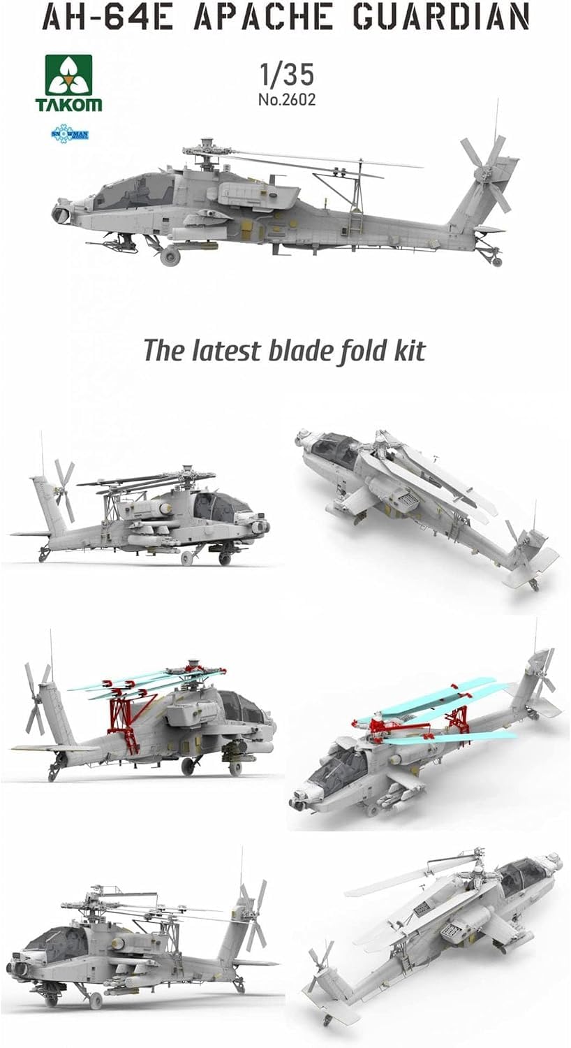 TAKOM 1/35 AH-64E アパッチ・ガーディアン Amazon | タコム 1/35 アメリカ陸軍 AH-64E アパッチ・ガーディアン