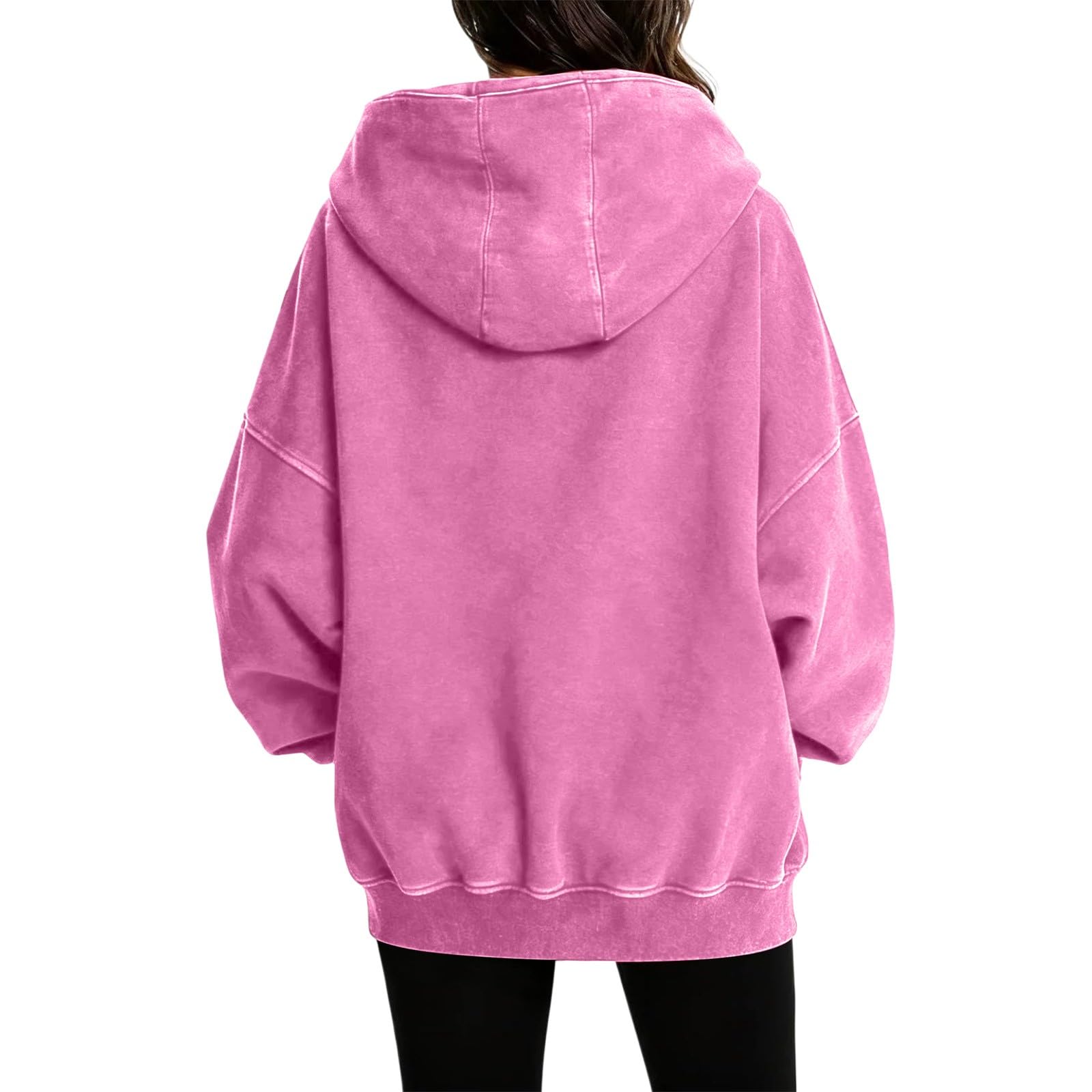 Sudadera con capucha para mujer, sudadera con capucha y cremallera, talla
