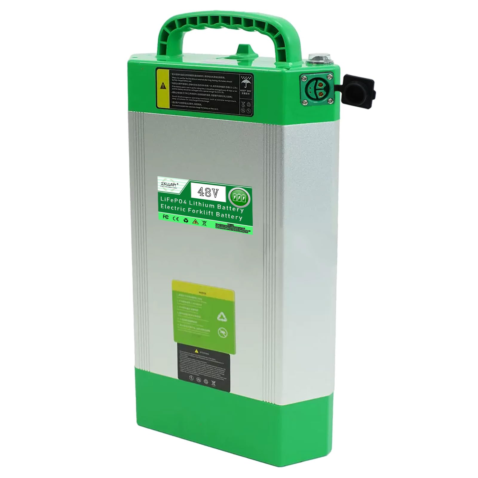 24V 48V Lithiumbatterie ohne CAN 20 Ah Batterie Elektrostapler für CBD15JLI2 28Ah 15Ah Ersatzbatterien für elektrischen Hubwagen CBD20JLI2 mit BMS, Griff