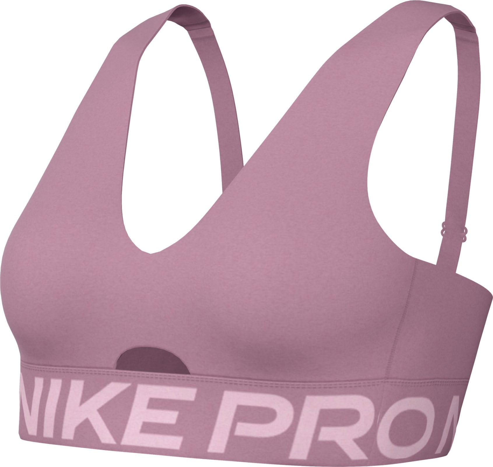 Nike Nike PRO Indy Plunge Gepolsterter Sport-BH mit Mittlerem Halt Reggiseno Sportivo Donna