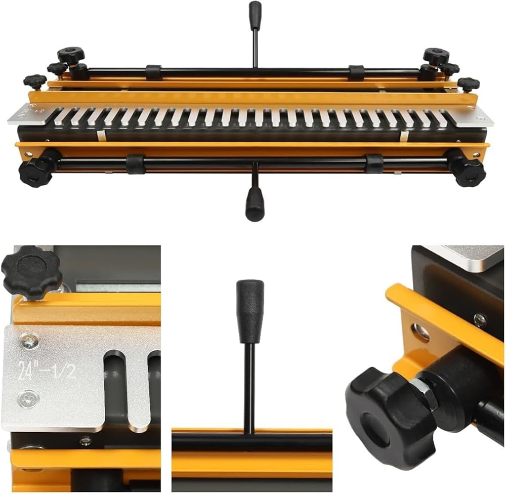 Przyrząd do precyzyjnych połączeń w meblach i szafkach z routerem – idealny do projektów obróbki drewna
