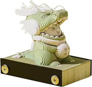 Calendrier 2026 Avec Bloc-notes 3D - Mini Calendrier De Bureau