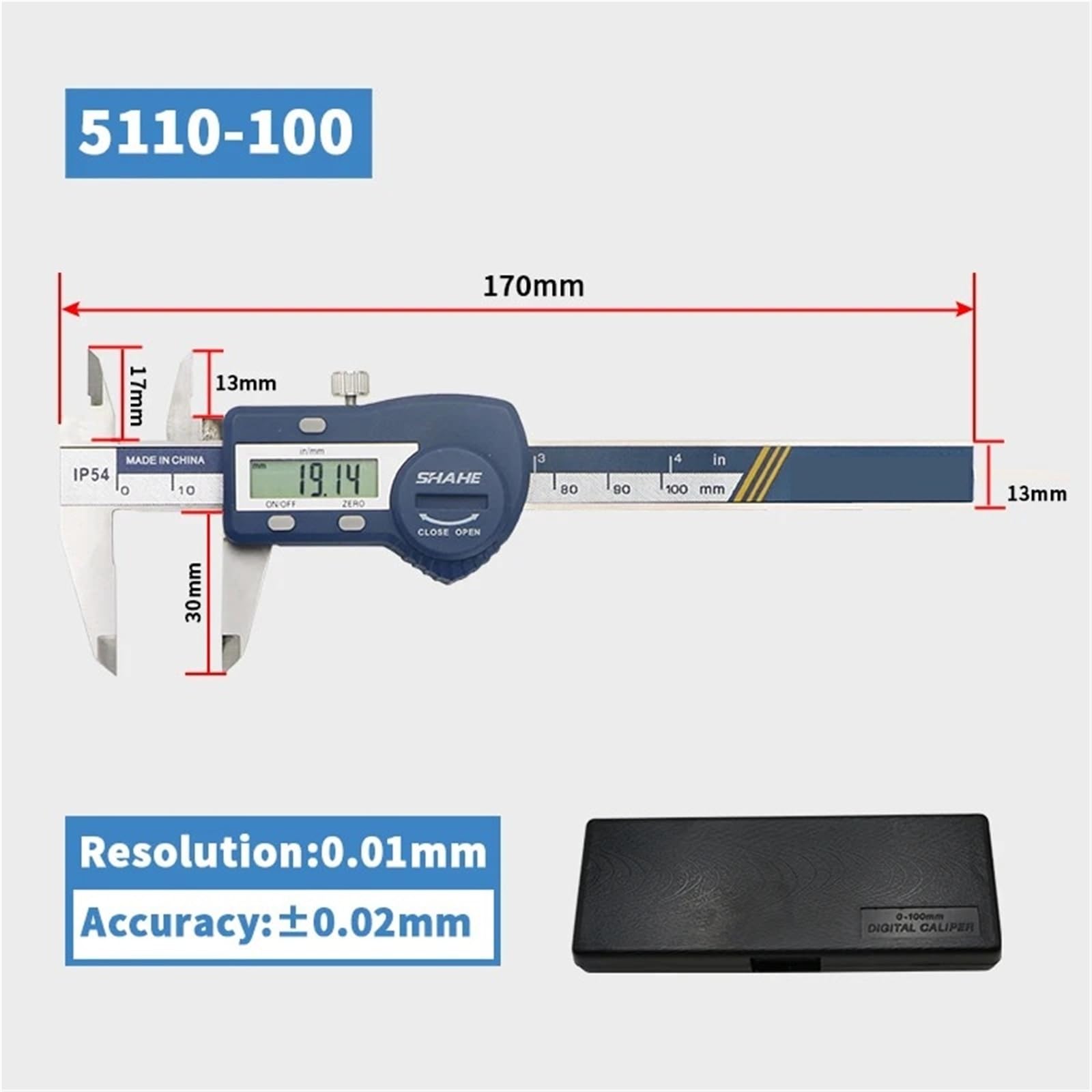 IP54 Cyfrowy kalibrator elektroniczny miernik linijka cyfrowy suwmiarka cyfrowa kalibrator kalibratory(5000-150)