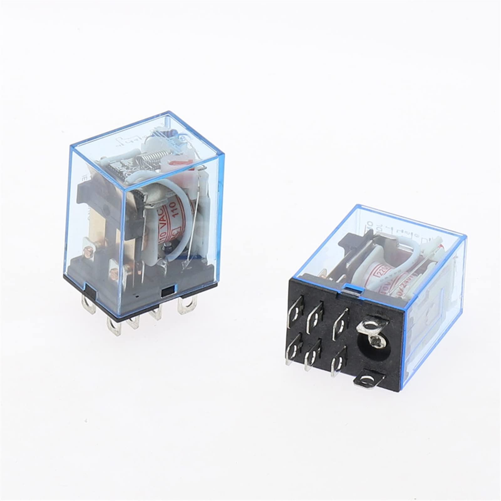 SAITOM 1 Pz HH62P HHC68A-2Z Elettronico Micro Mini Relè Elettromagnetico 10A 8PIN Bobina DPDT DC12V 24 V AC110V 220 V (Size : AC 12V)