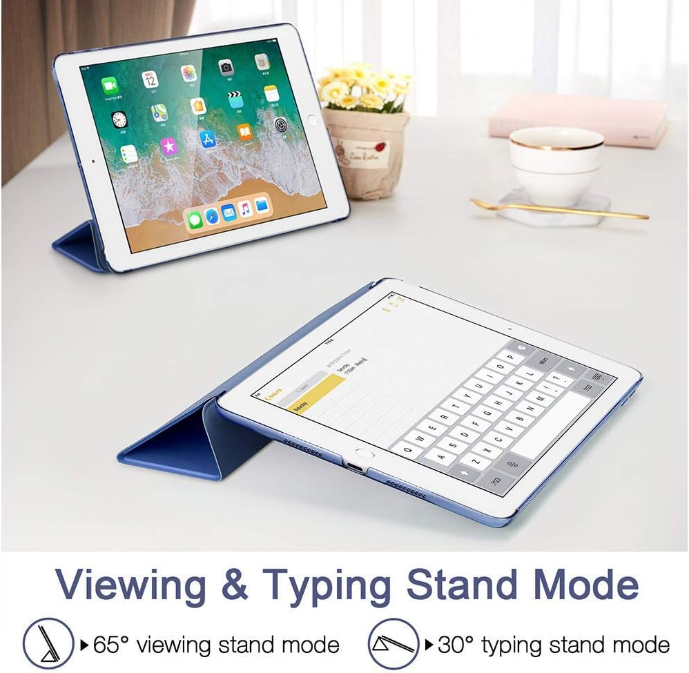 ESR Yippee Trifold Smart Case Specially Designed for iPad Mini 5 7.9" 2019, Auto Sleep/Wake Lightweight Stand Case, Hard Back Cover for iPad Mini 5 7.9" 2019, Rose Gold