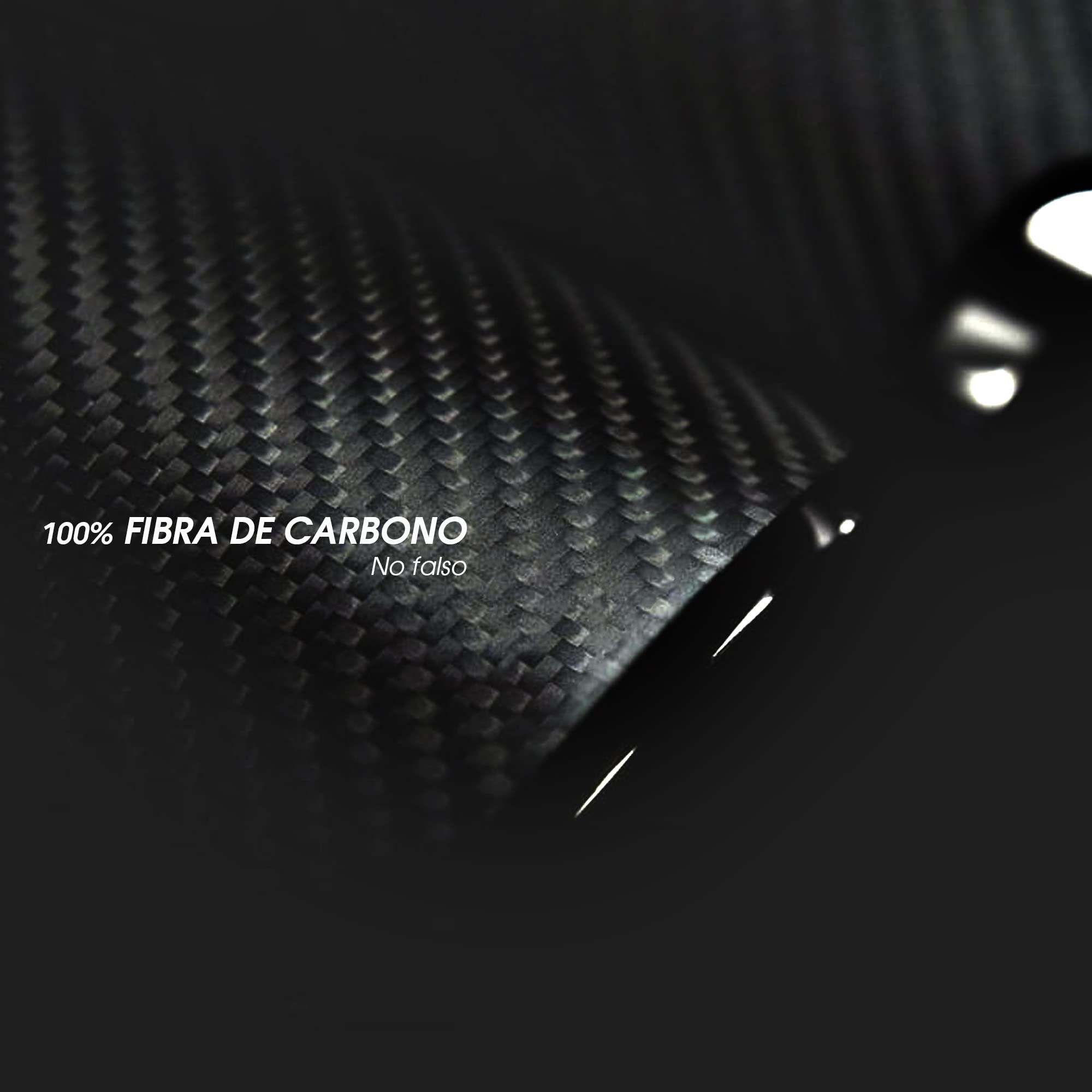 M MODAUTO Cola de Escape A.K.R,Fibra de Carbono,Escape Estilo Racing,Exclusividad,Salida de Escape,Tubo de Escape,Tramo final F291M-RBK