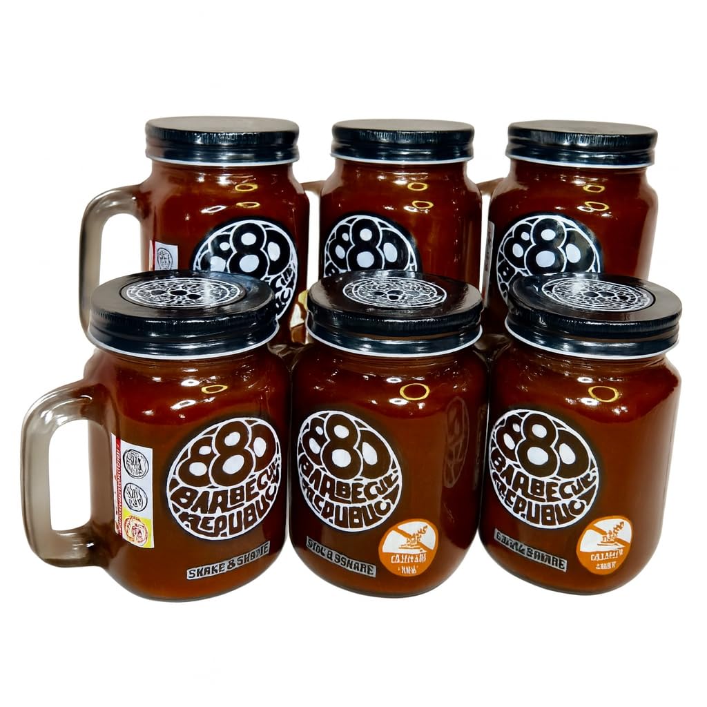 Salsa Barbacoa 880 BBQ – Pack de 6 Jarras (6 POCO PICANTE)