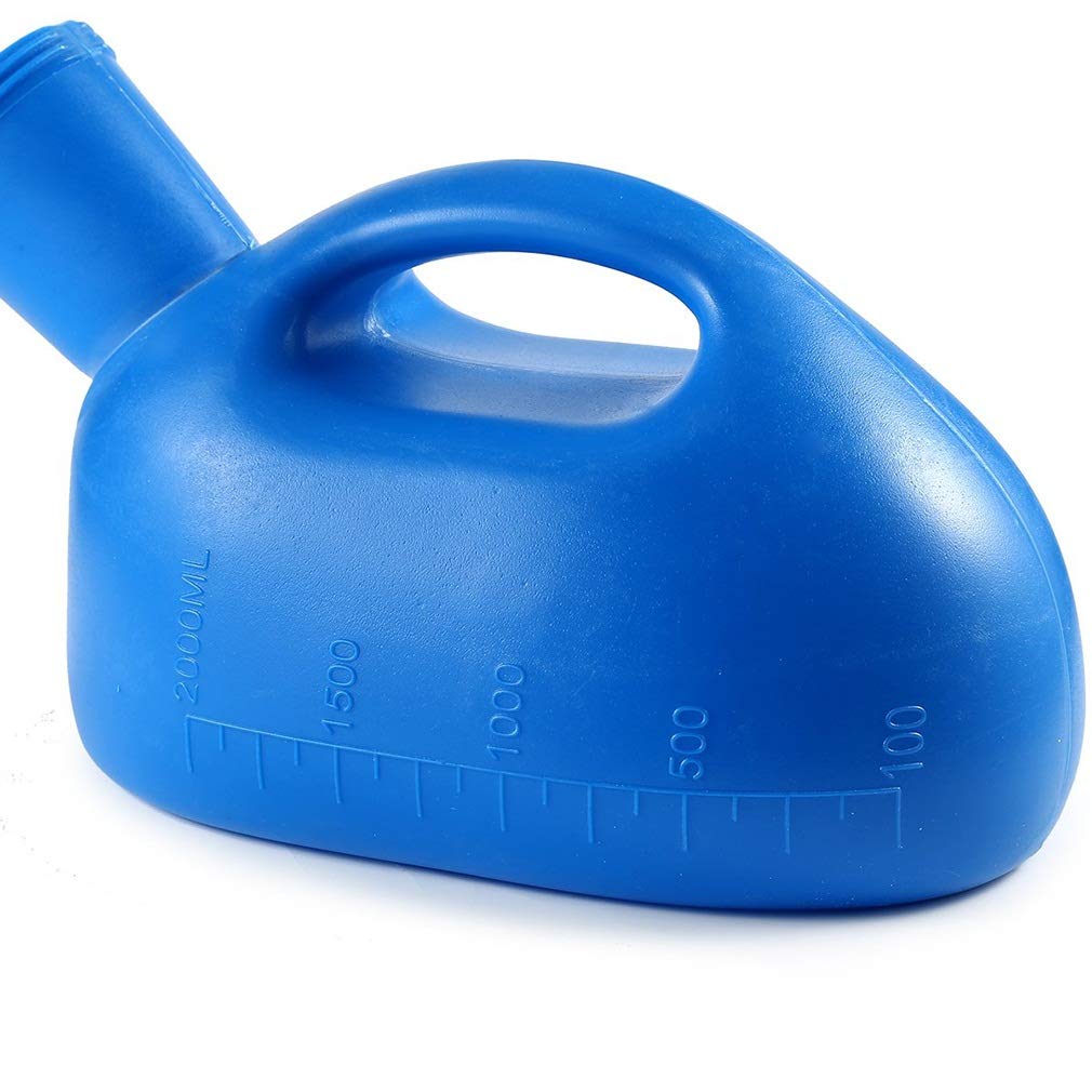 Grand Urinoir Portable Pour Homme - 3000 Ml - Blanc Avec Tuyau