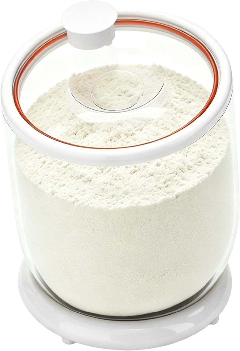 Airtight Rice Storage Box, Grain Pouring Tiltable Bin, Kitchen Container