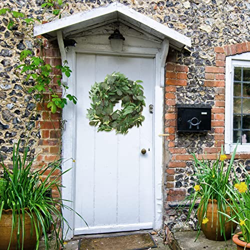 Cewor 2 Pack Artificial Greenery Garlands With Willow Leaves Fake Silver Dollar Eucalyptus Garland For Wedding Arch Farmhouse Mantle Table Runner Centerpiece Home Party Christmas Decor #TOP5