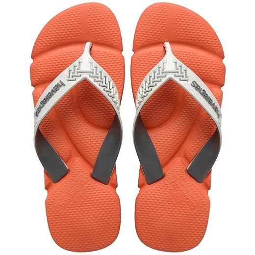 Havaianas Chinelos Power 2.0, Preto e Azul Indigo, Design Texturizado