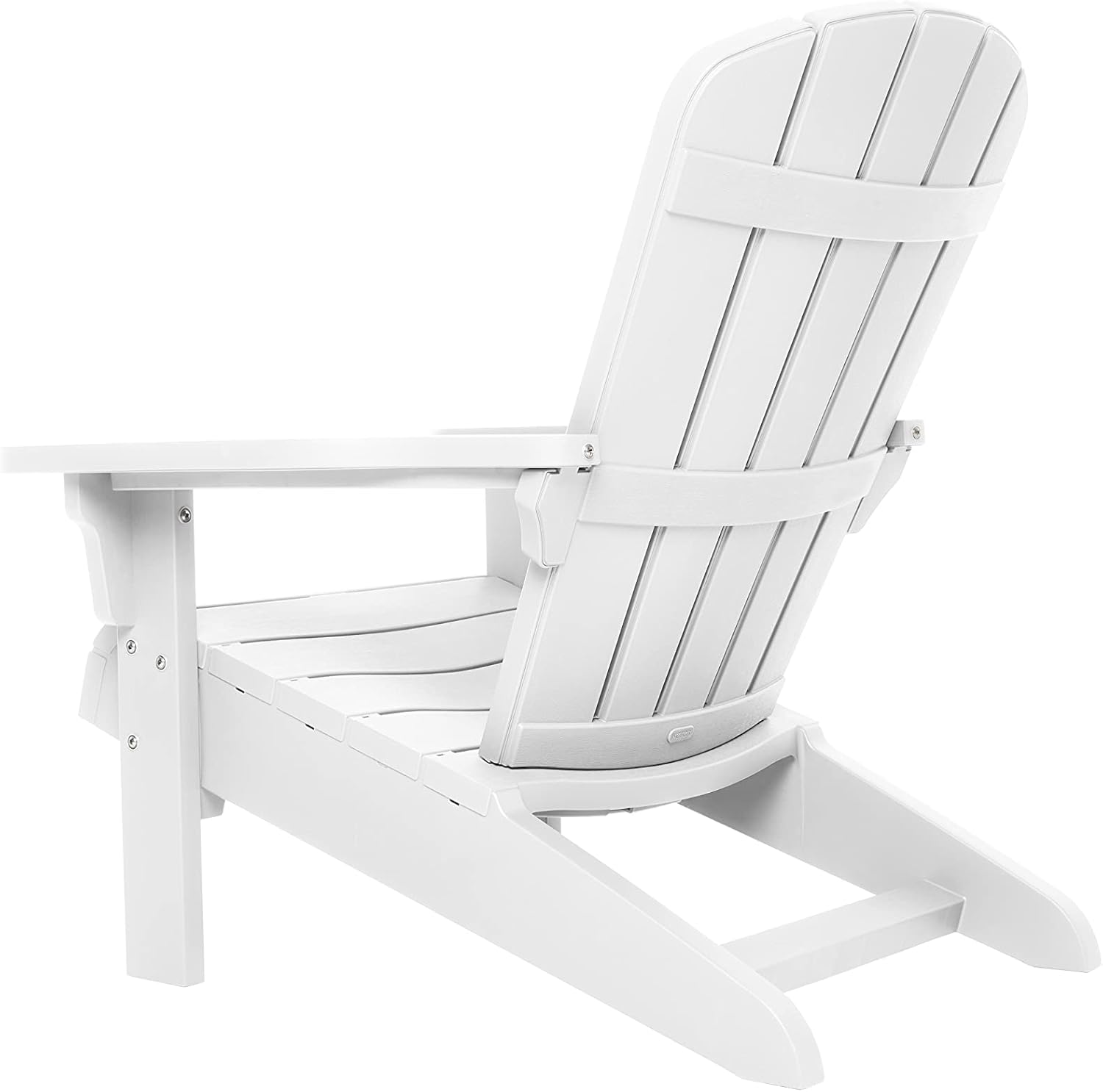 Adirondack Chair Resin Outdoor Seat WHITE Weatherproof Patio Pool Side