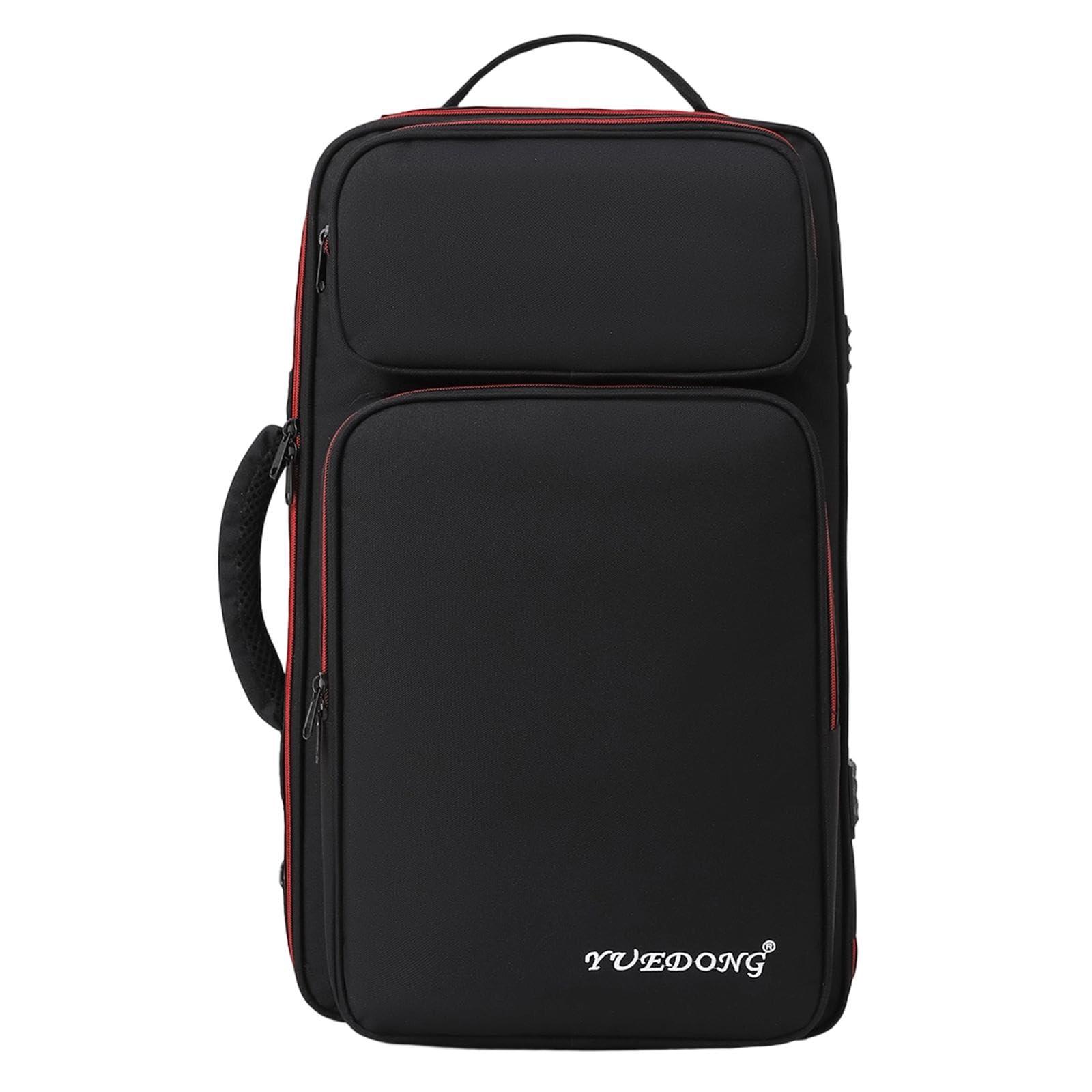 Generic Effects Pedalboard Bag Borsa per Pedaliera Effetti Chitarra Imbottitura Spessa Antiurto Scomparto Accessori Separato Manico Ergonomico Zip Impermeabil, Grande
