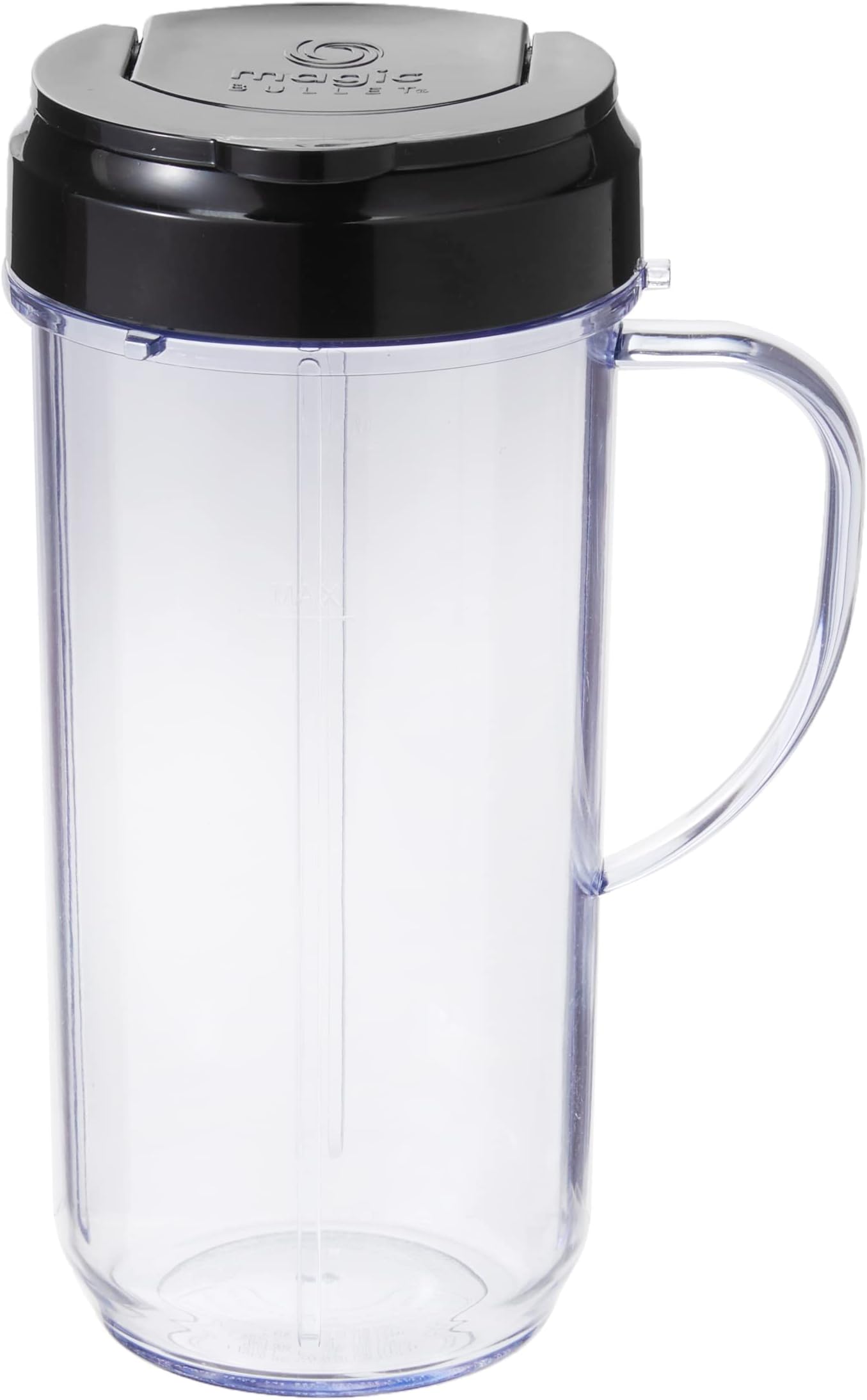 22 Ounce Travel Mug with Flip Top Lid, Black