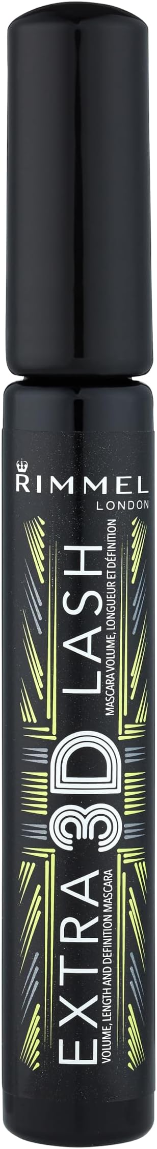Rimmel London, Extra 3D Lash Mascara Volume Black, 8ml