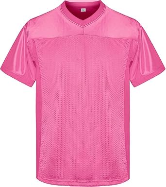 Youth Blank Football Jersey Athletic Football Practice Jersey Hip Hop Sports Shirt for Kids