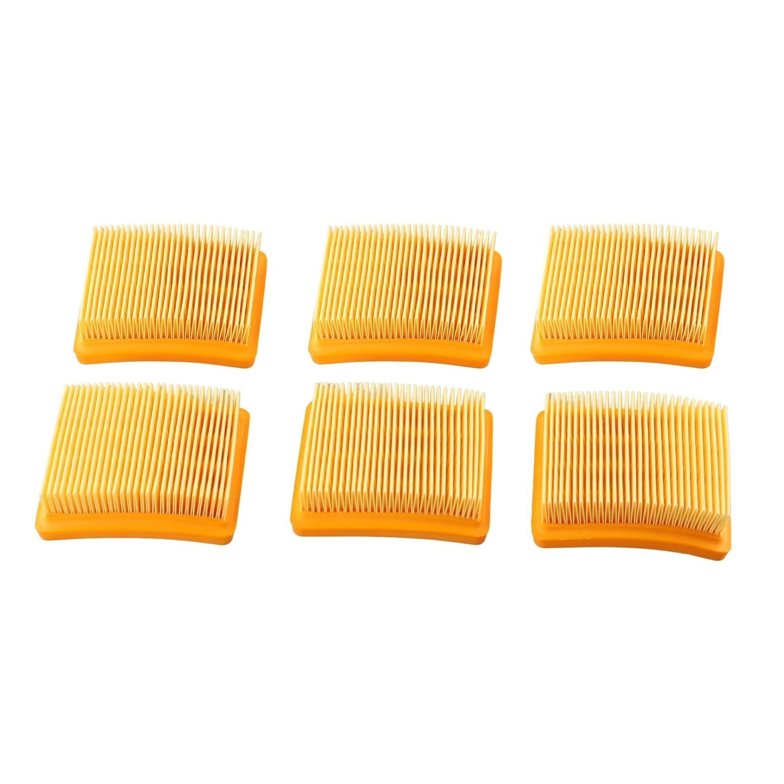 6 filtros de Aire de Repuesto compatibles con Motosierra 4180-141-0300B FS91 FS131 FS111, for jardín, cortacésped, Herramienta de Repuesto