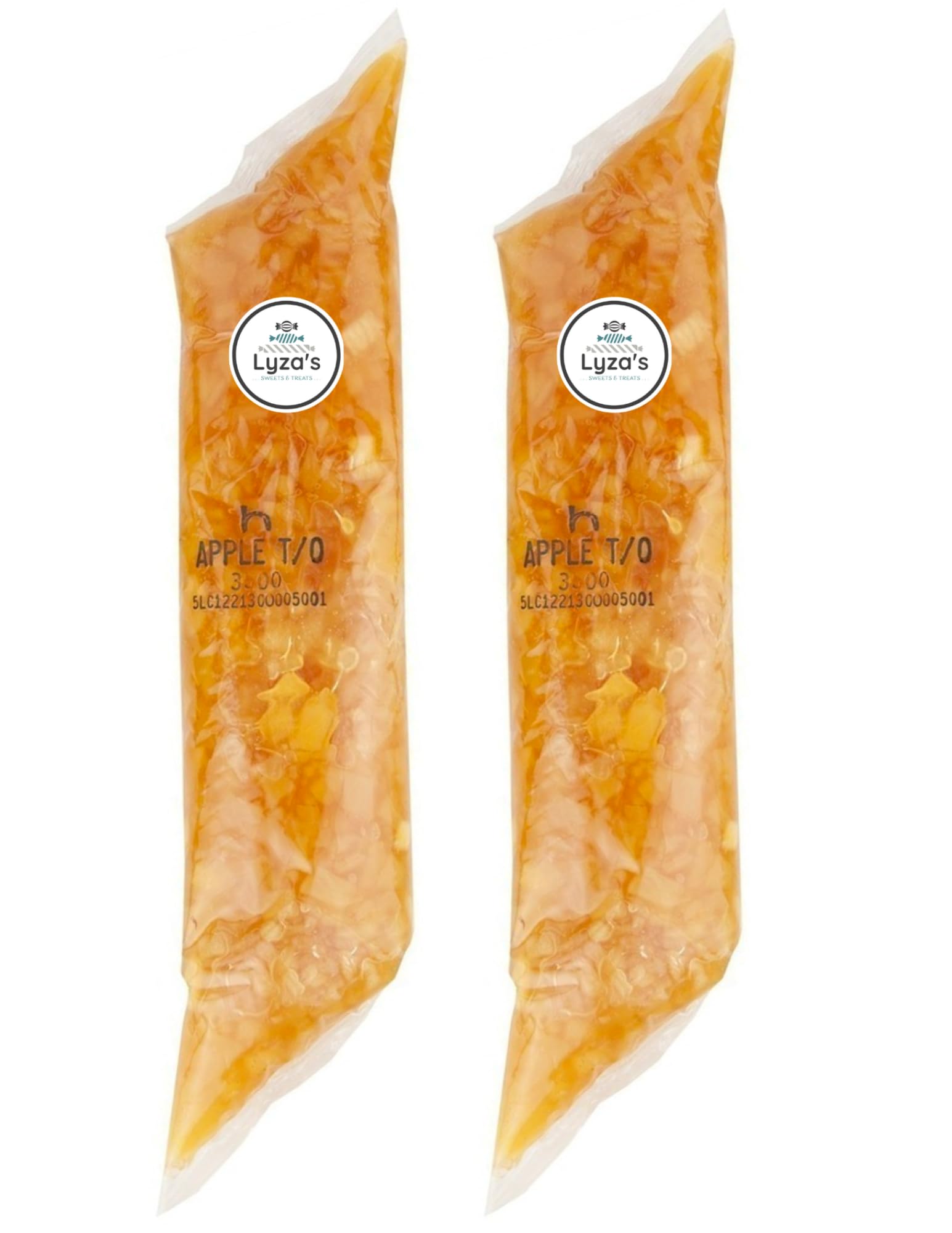 Pie & Pastry Filling - 2 LB Bags - Gift Pack of 2 By Lyza's Sweets & Treats (Apple)