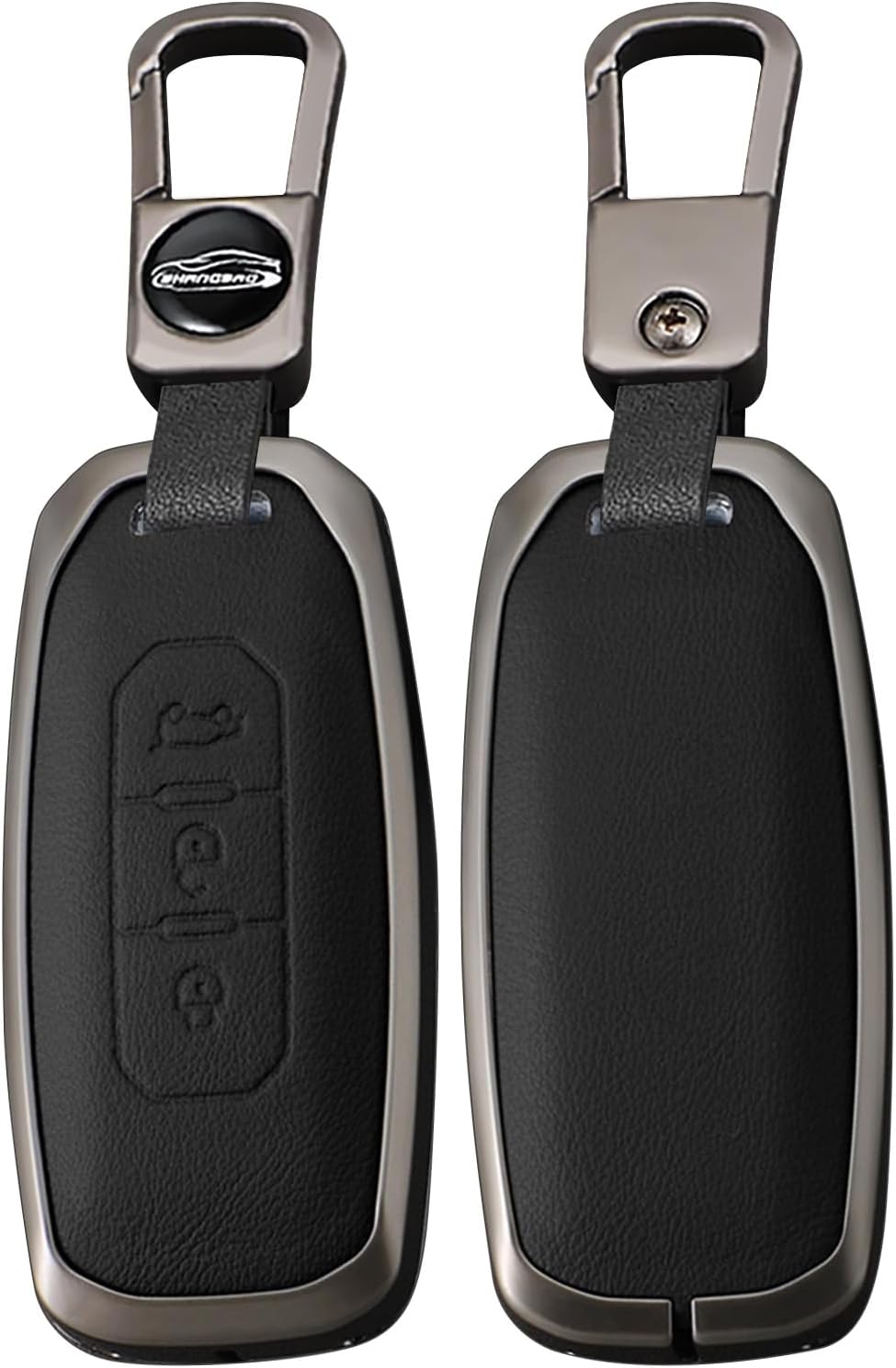 Key Shell Key Case Leather Key Bag Fit For Ford Territory EV/Titanium Taurus Kuga Anti-Scratched Key Cover