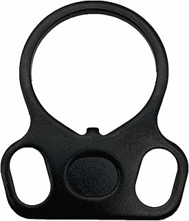 Two Point Sling Mounts 2-PCS Durable Heavy-Duty Sling Attachment Ring Black - GGYOU