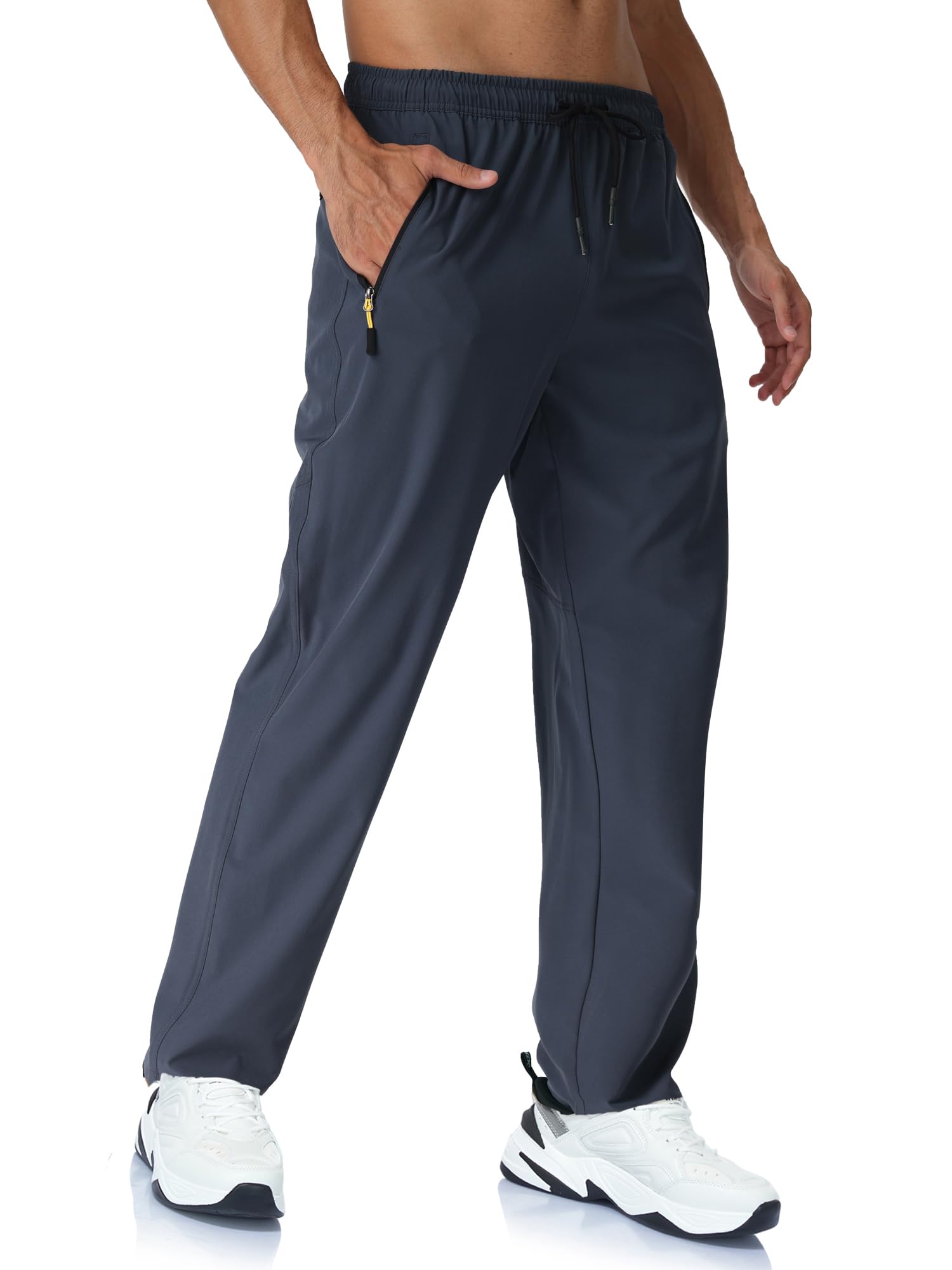 Rapoo Mens Lightweight Hiking Pants Quick Dry Stretch Joggers for Running Workout Casual