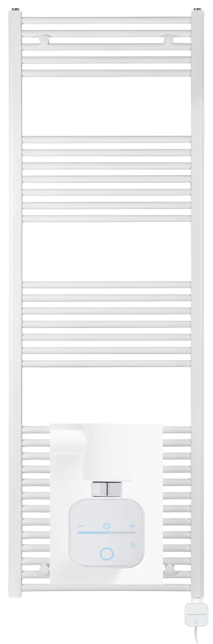 Sèche-serviettes électrique blanc anapont pour des serviettes chaudes à la sortie du bain