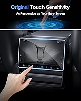 Vista 3 de Protector de pantalla trasera para Tesla Model Y Juniper/Model 3 Highland de 8 pulgadas [espacios sin bordes y 9H] Protector de pantalla trasera