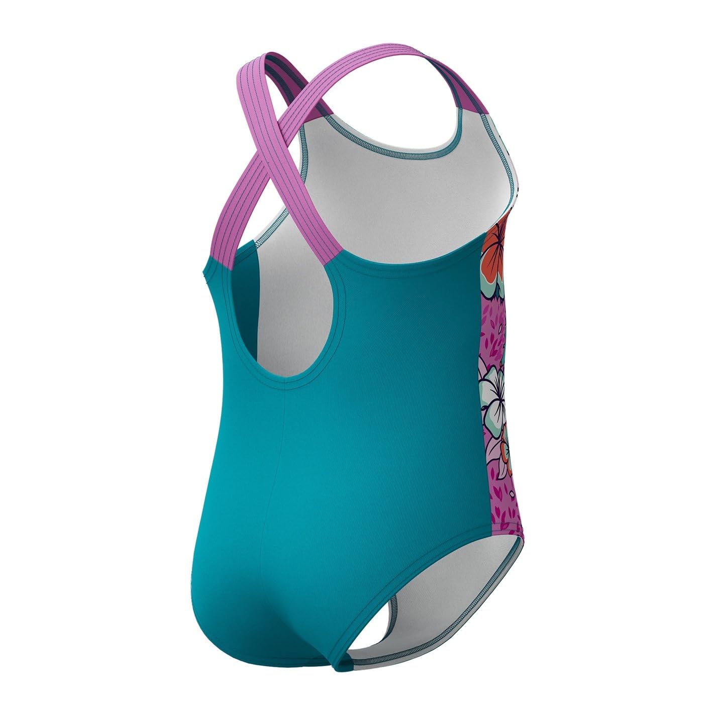 Speedo Costume da Bagno Imparare A Nuotare Crossback con Stampa | Resistenza al Cloro Costume da Bagno Bambine e Ragazze