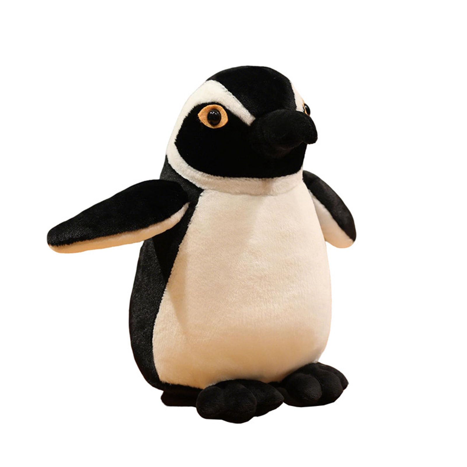 ZBELLO Cute plush penguin toys, black and white plush animal penguins, stuffed animal cartoon imitation pillows, decorative animal-shaped pillows, are suitable gifts for boys or girls. (30cm)