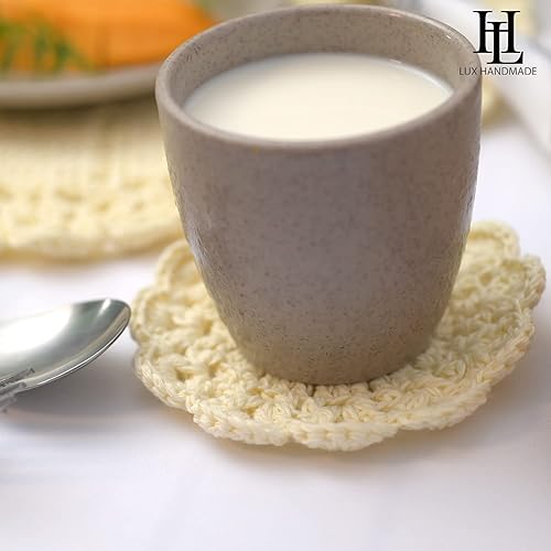 Miniatura 6 de Dollies - Juego de 8 cargadores de encaje, posavasos de Doilie, servilleteros y soportes para tenedores de cuchillos, tapices para aparadores y