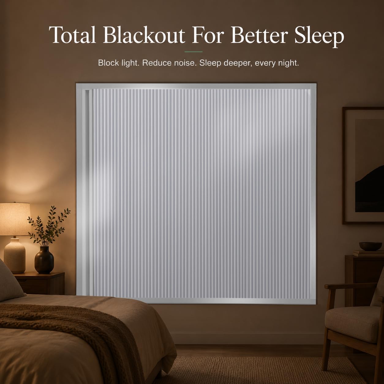 TIPIACE True Blackout Honeycomb Shades