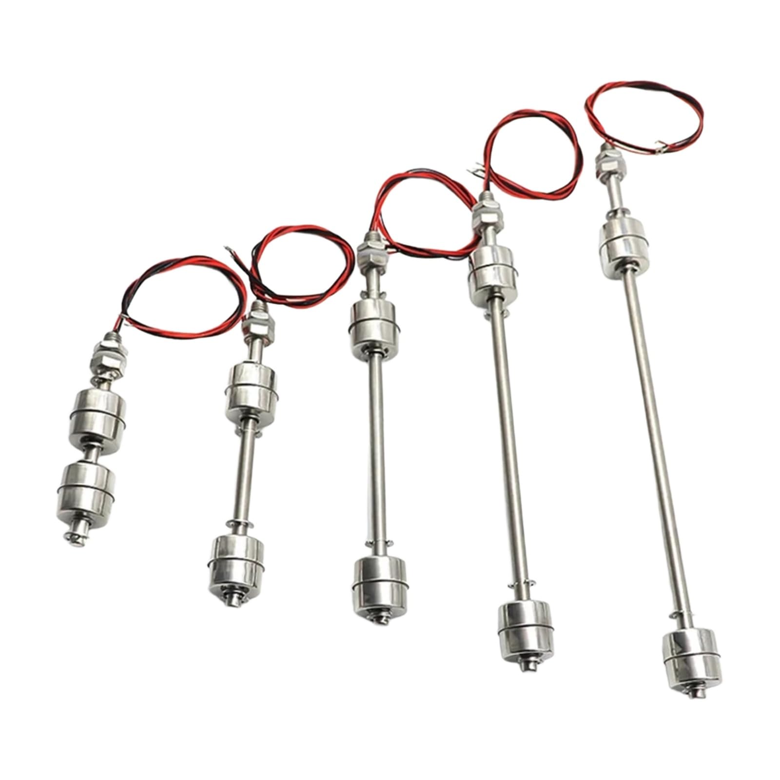 Interruttore galleggiante in acciaio inossidabile doppio sfera 10W 50W pom(150mm)