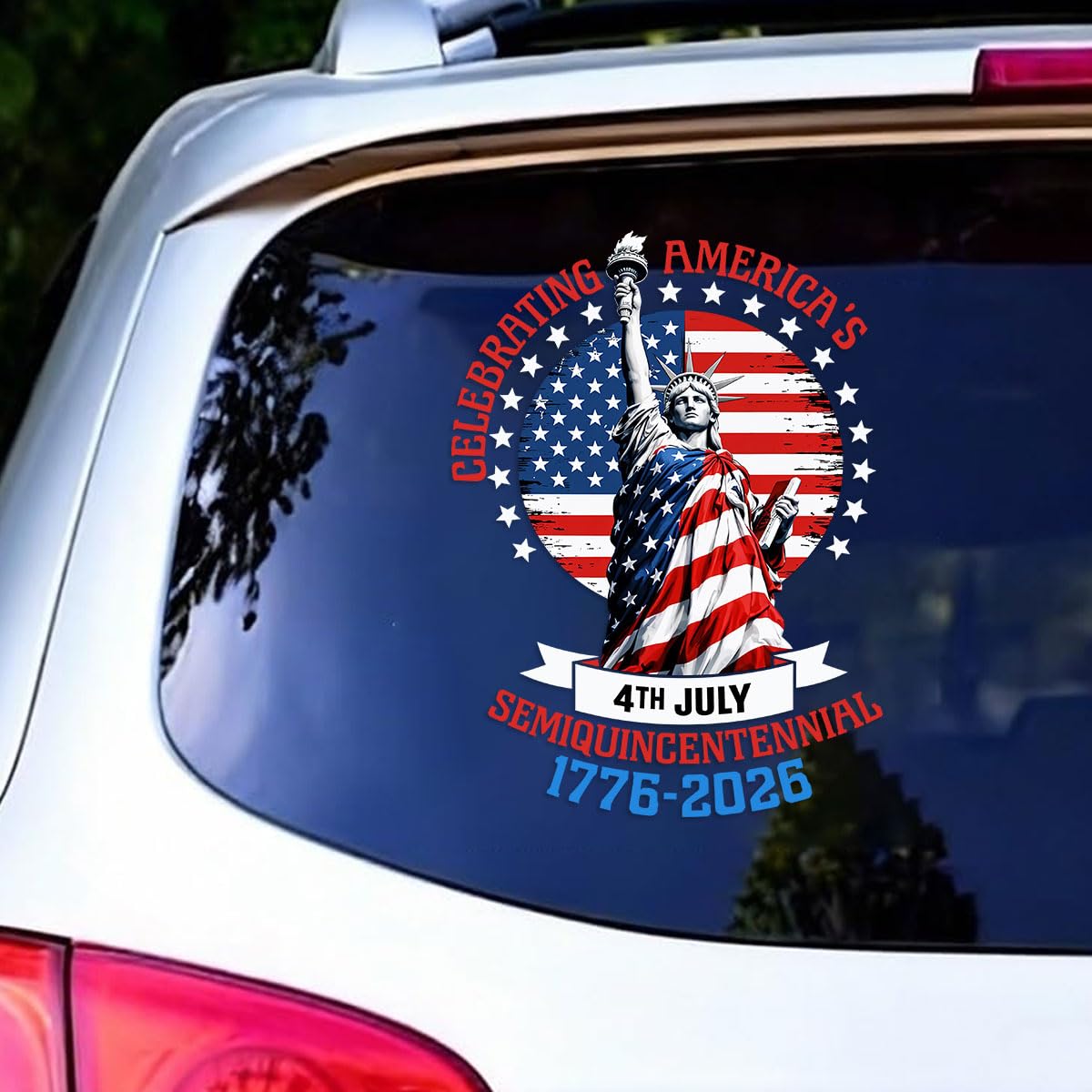 Photo 1 of (1pc-9in) USA Eagles 250th Sticker God Bless America Stickers D32 Decal