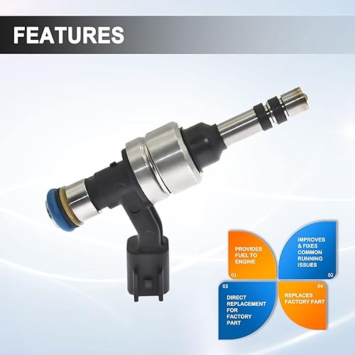 Miniatura 4 de Inyector de combustible 12634126 FJ1157 JSD9-B1 compatible con Buick Allure Enclave LaCrosse Cadillac ATS CTS SRX XTS Chevy Impala GMC Canyon